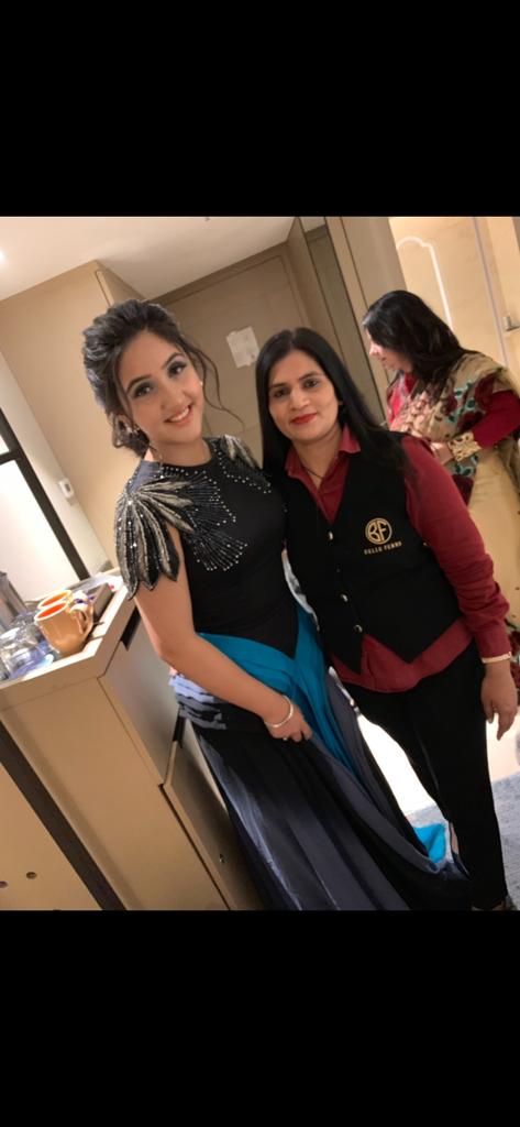 Guest with the Belle Femme team